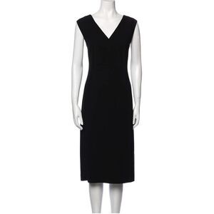 Joesph SZ L V-Neck black Midi Length Dress